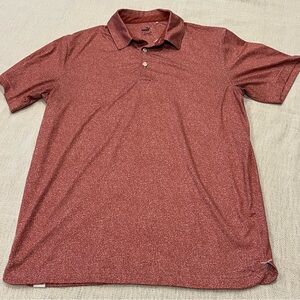 Puma Golf Men's Red heathered Polo Shirt
